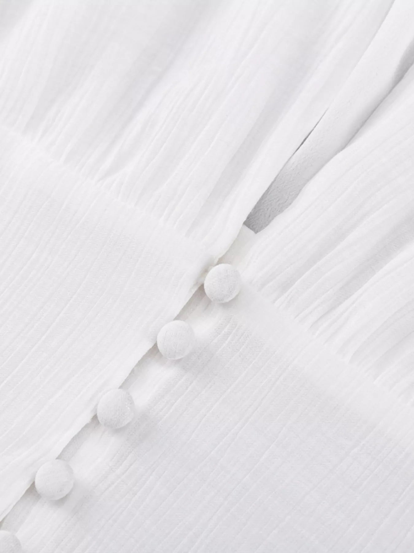 Long white maxi dress styled full length