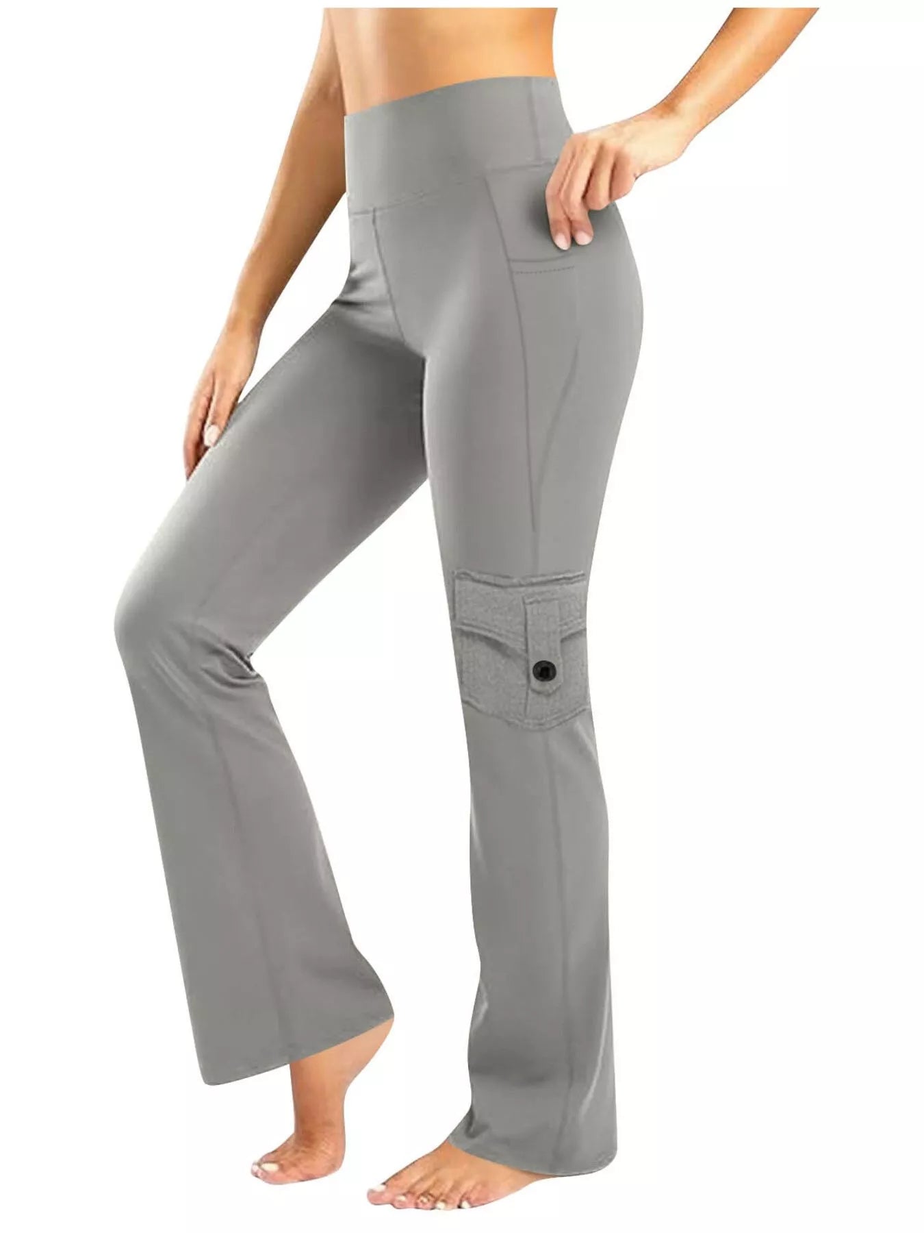 Workout leggings detail of high waistband