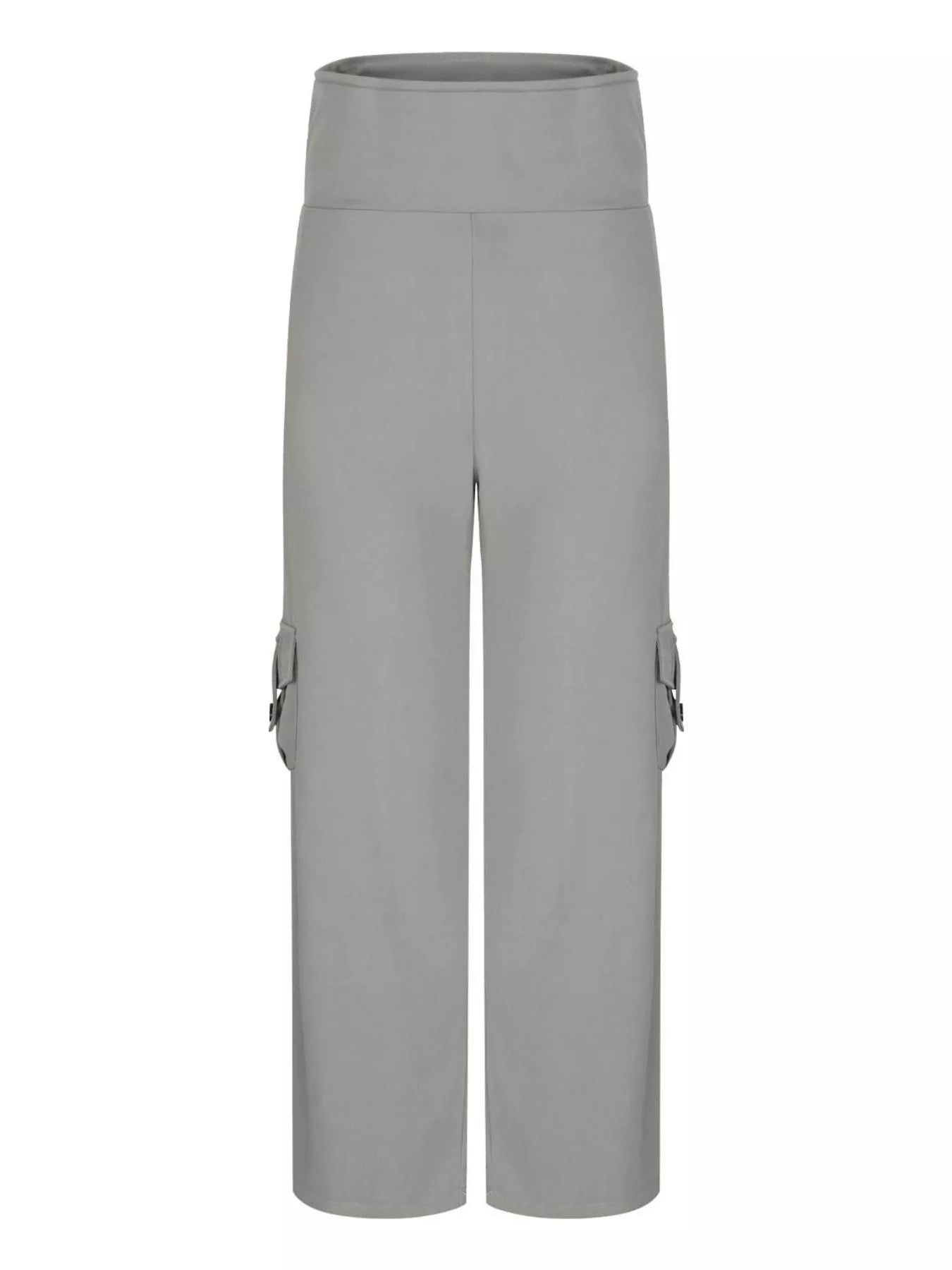 Yoga pants with pockets full length back view