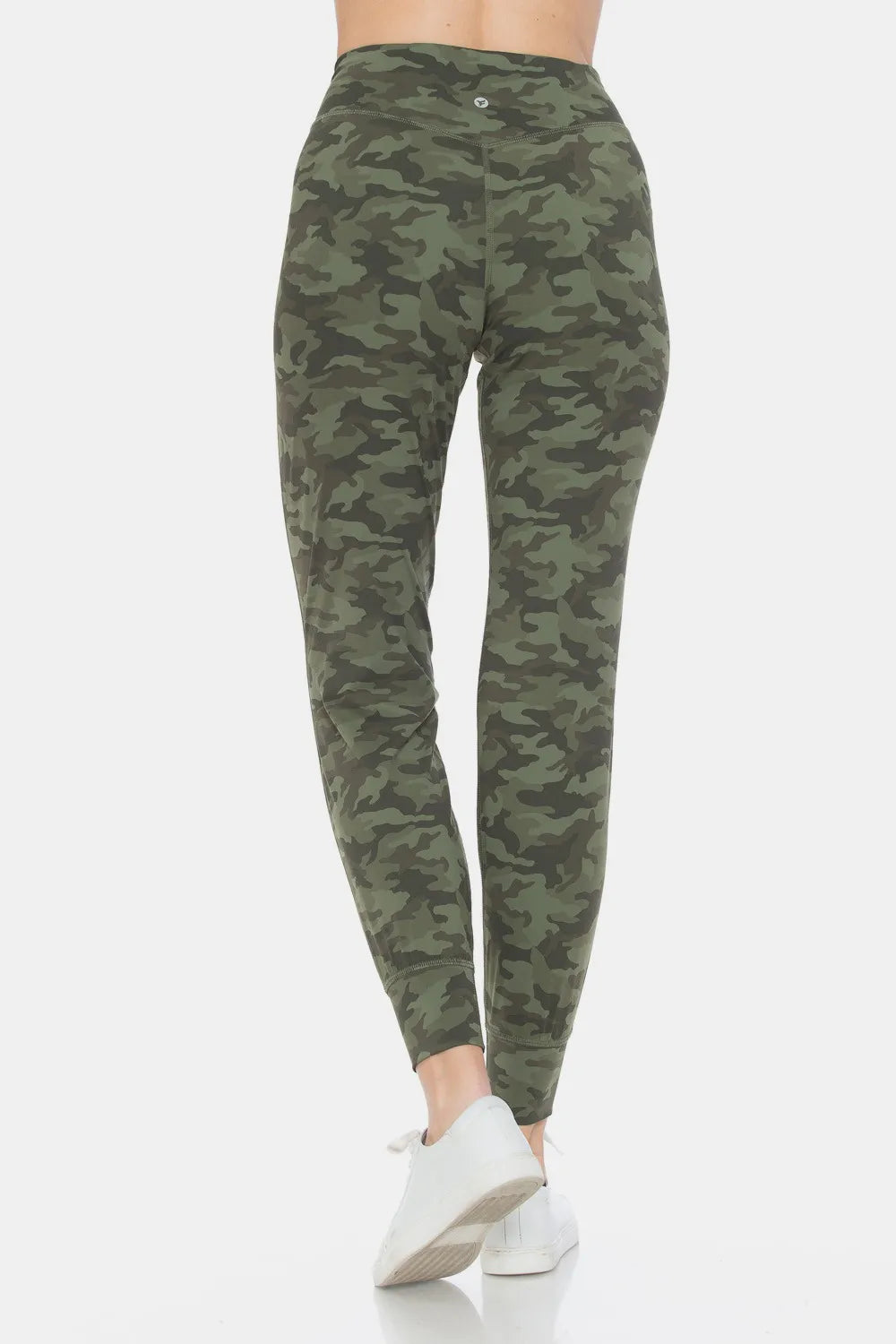 Camo print high waist leggings side view