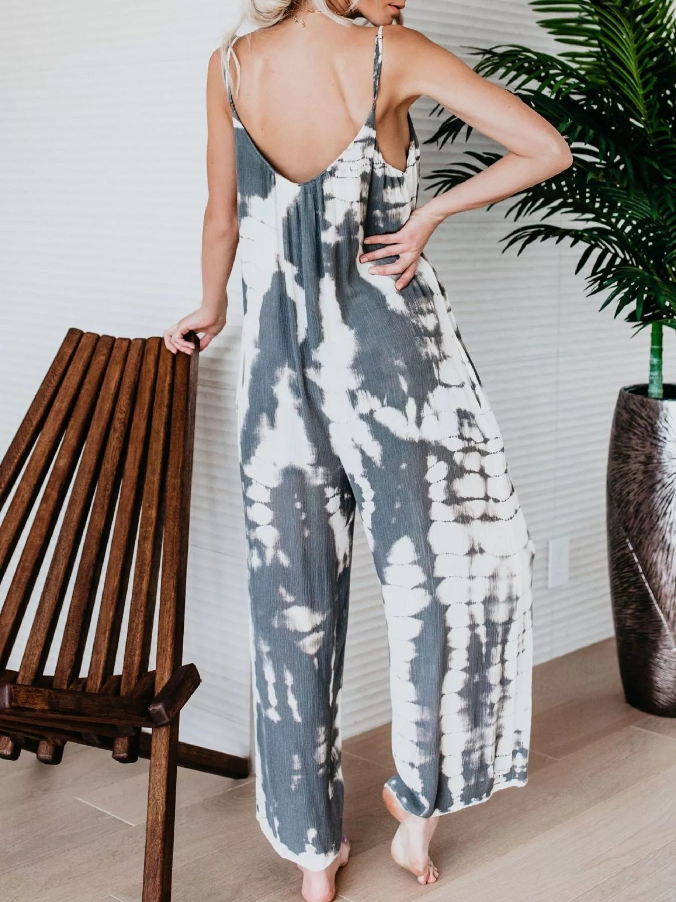 Tie dye jumpsuit in alternate print colorway