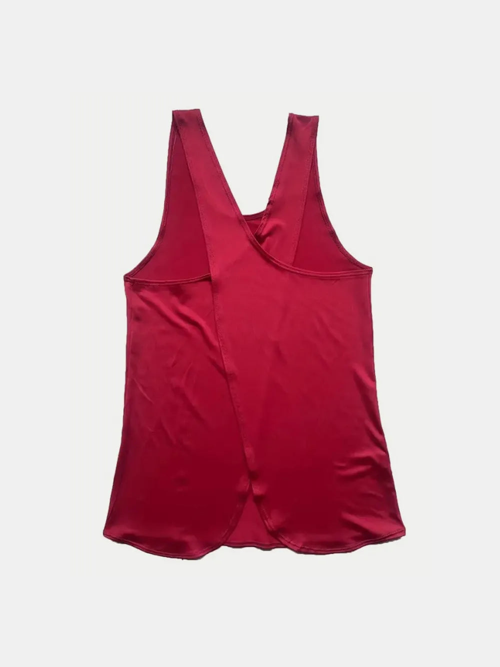Crisscross scoop neck active tank color range