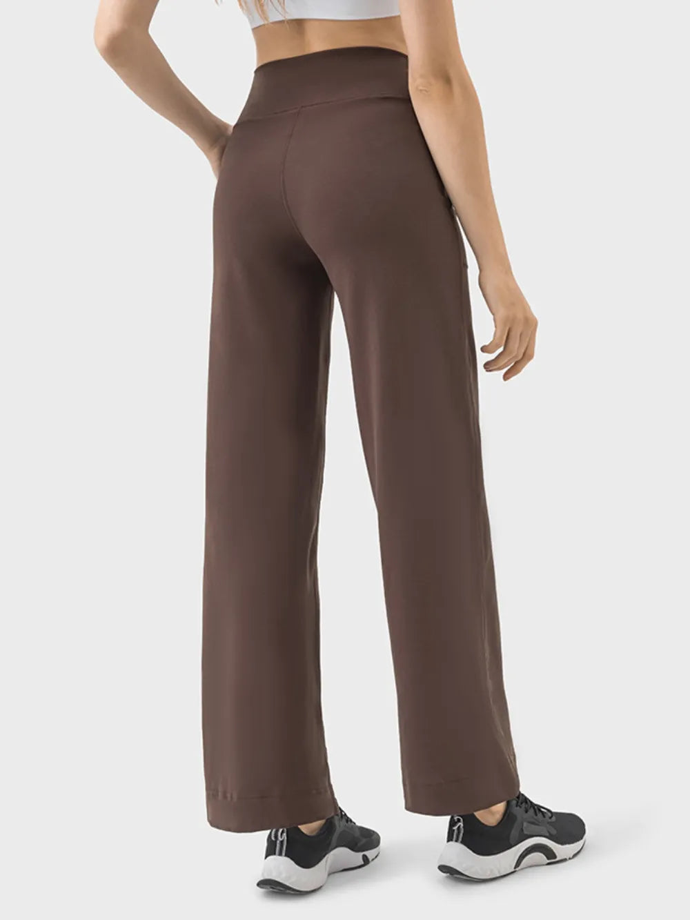 Womens athleisure active pants full outfit view