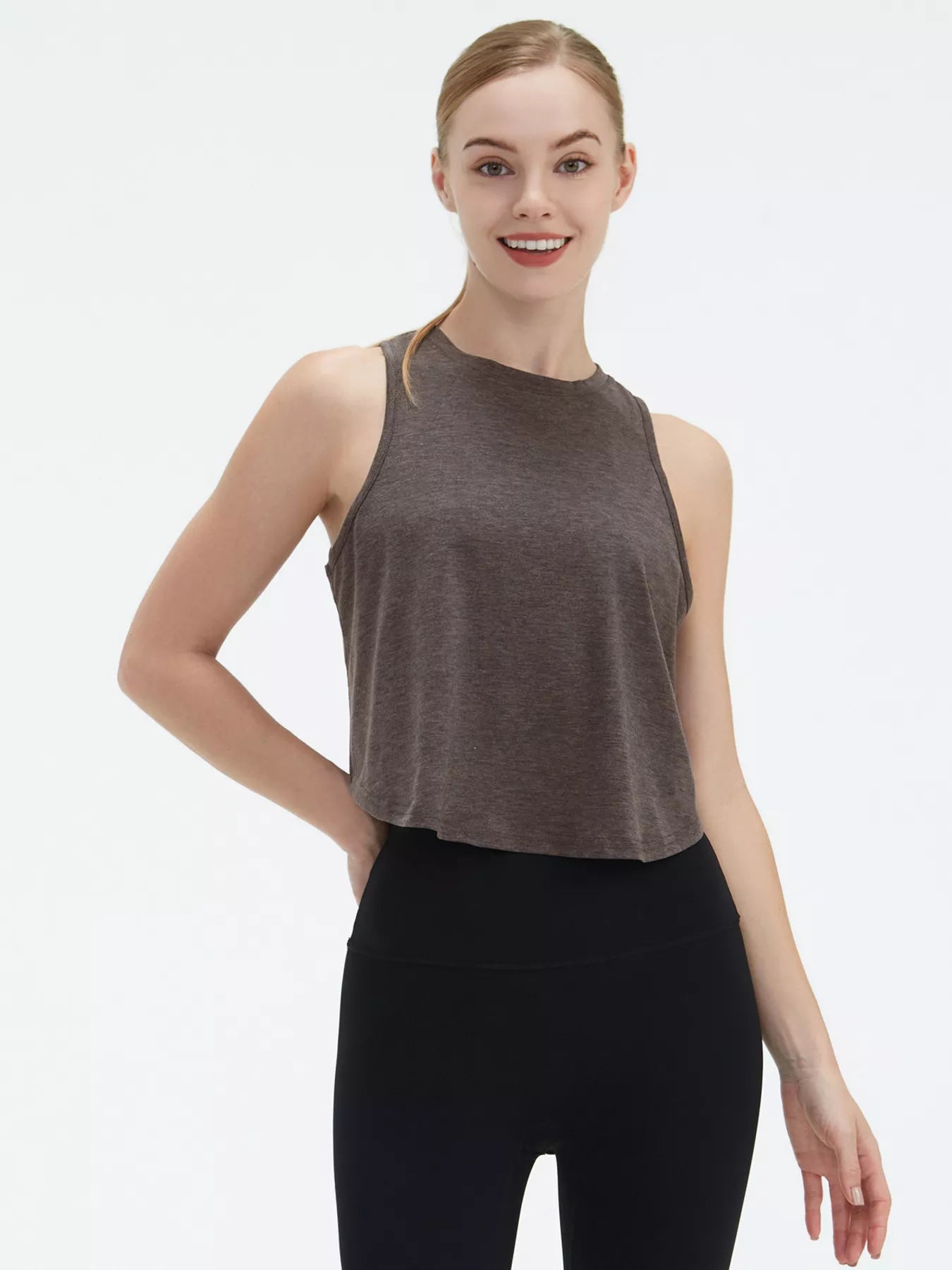 Cutout back tank back detail on model
