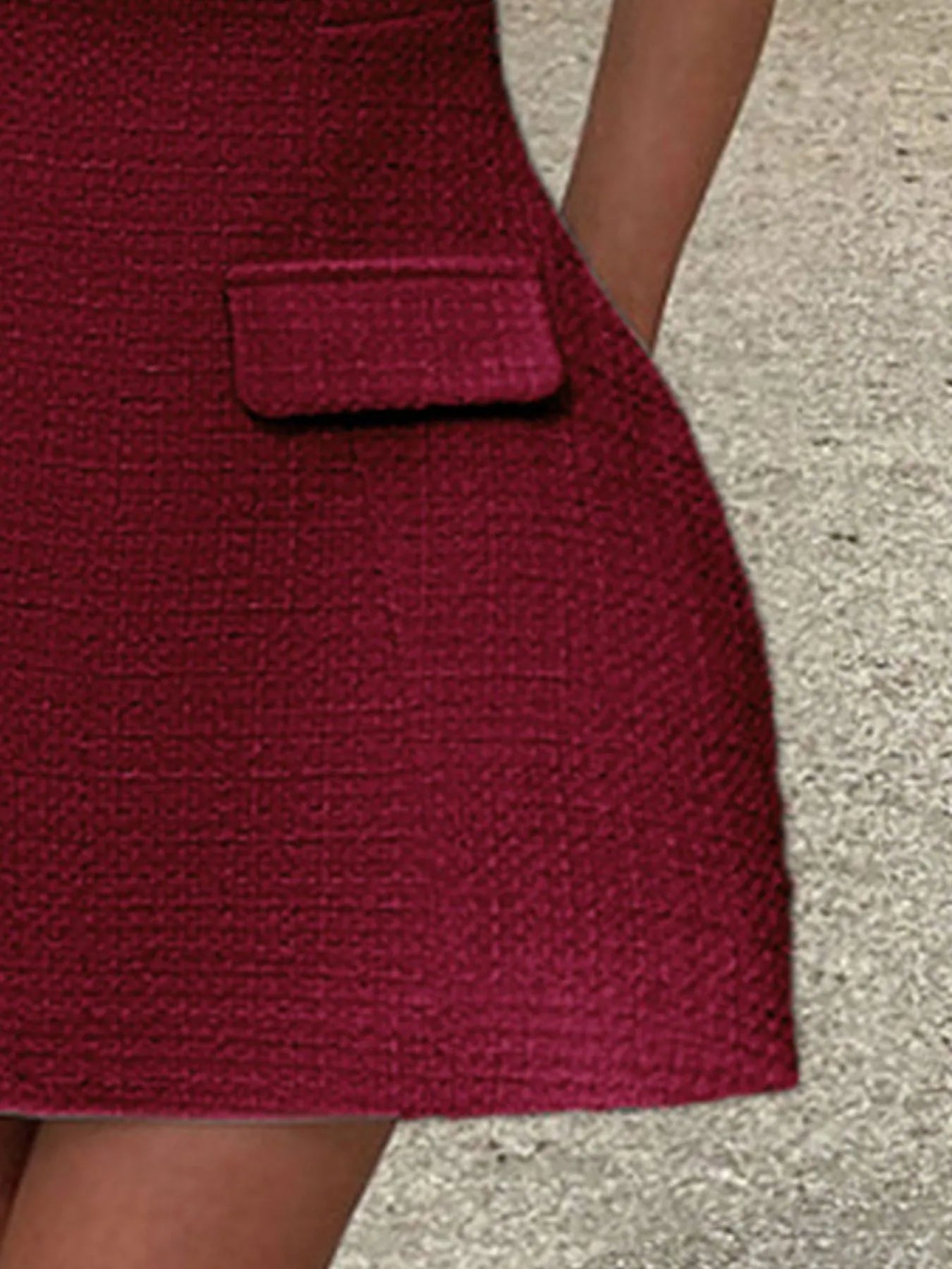 Cutout back party dress styled look