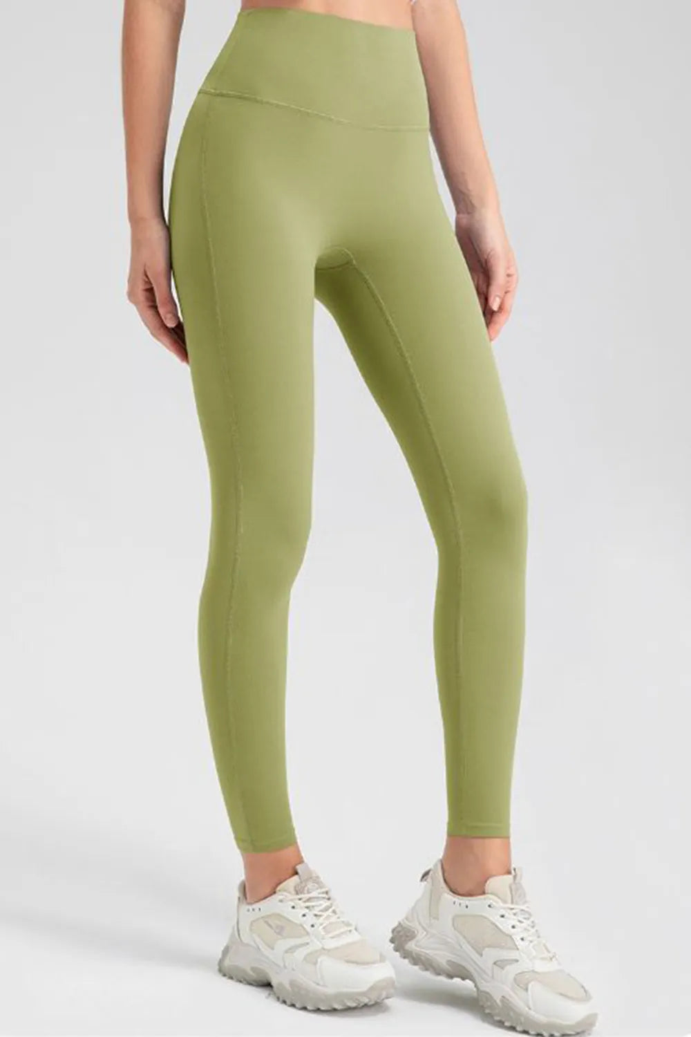 High waist skinny active pants in caramel