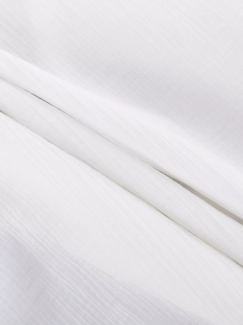 White summer maxi dress fabric detail