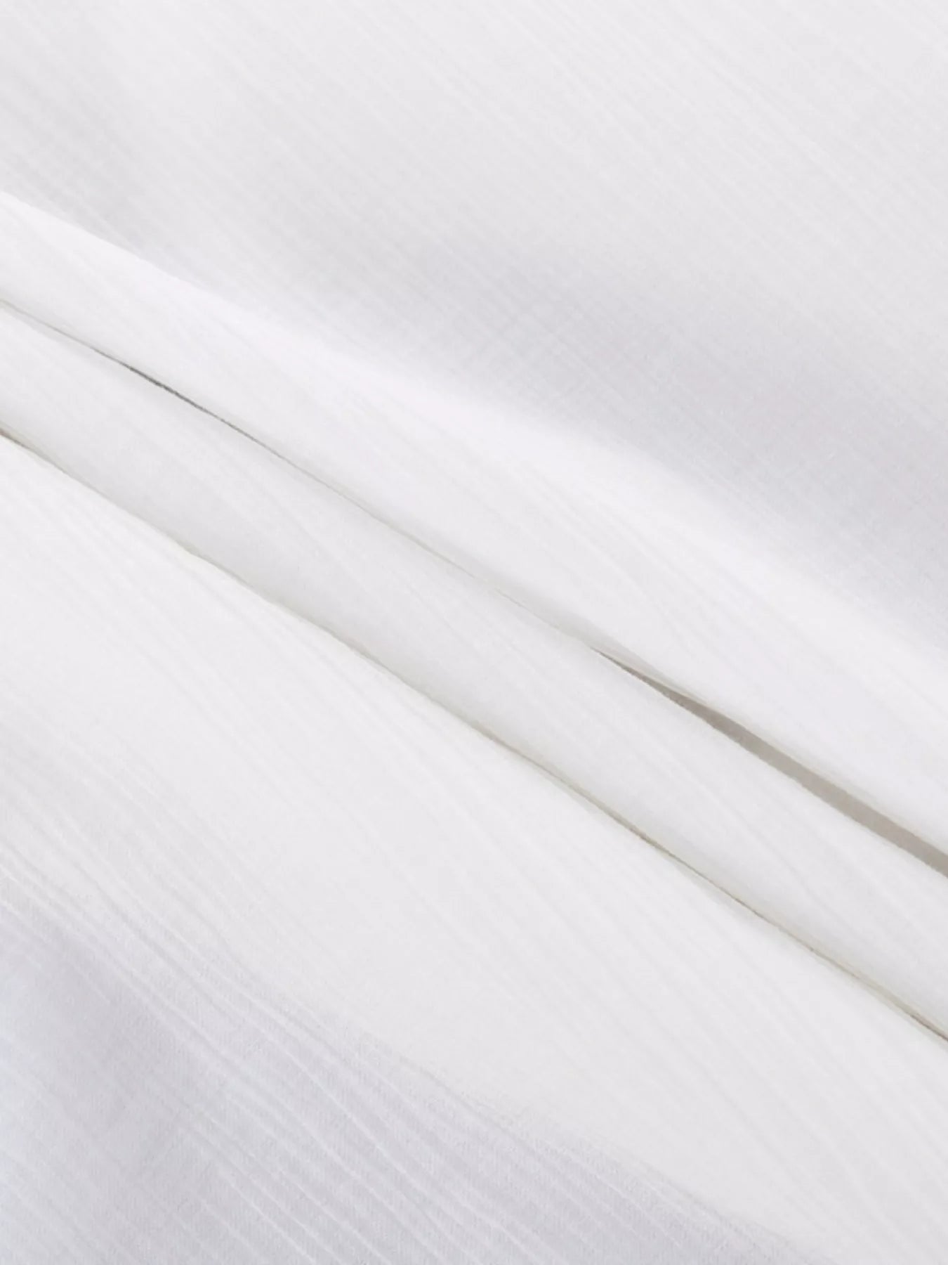 White summer maxi dress fabric detail