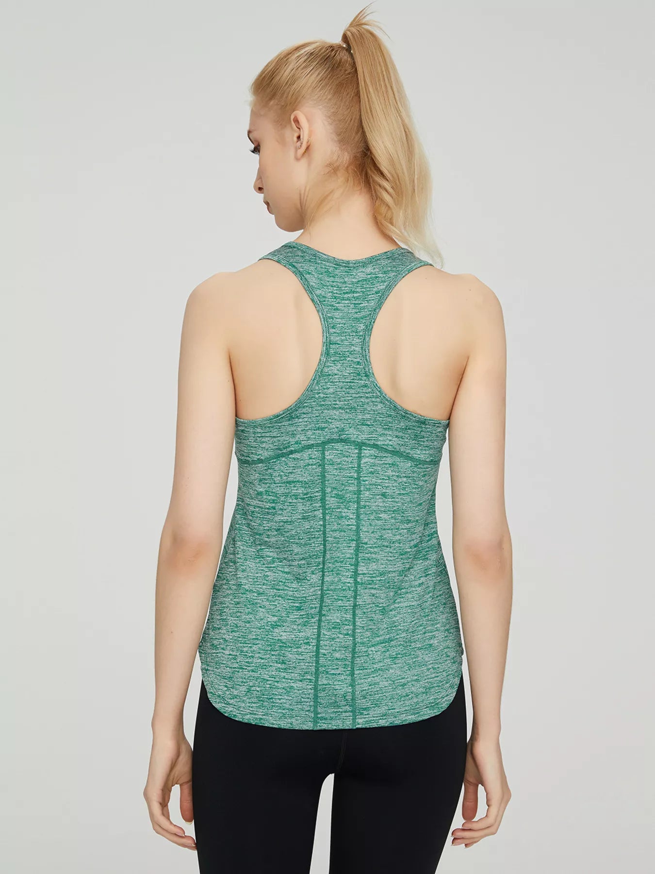 Breathable workout tank top styled outfit