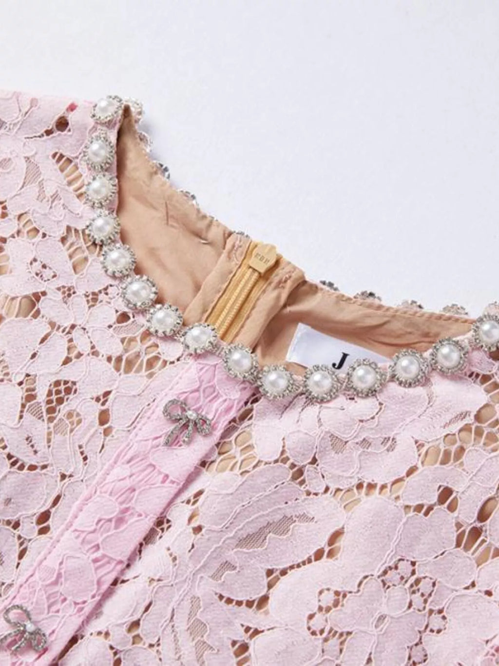 Lace dress sleeve detail