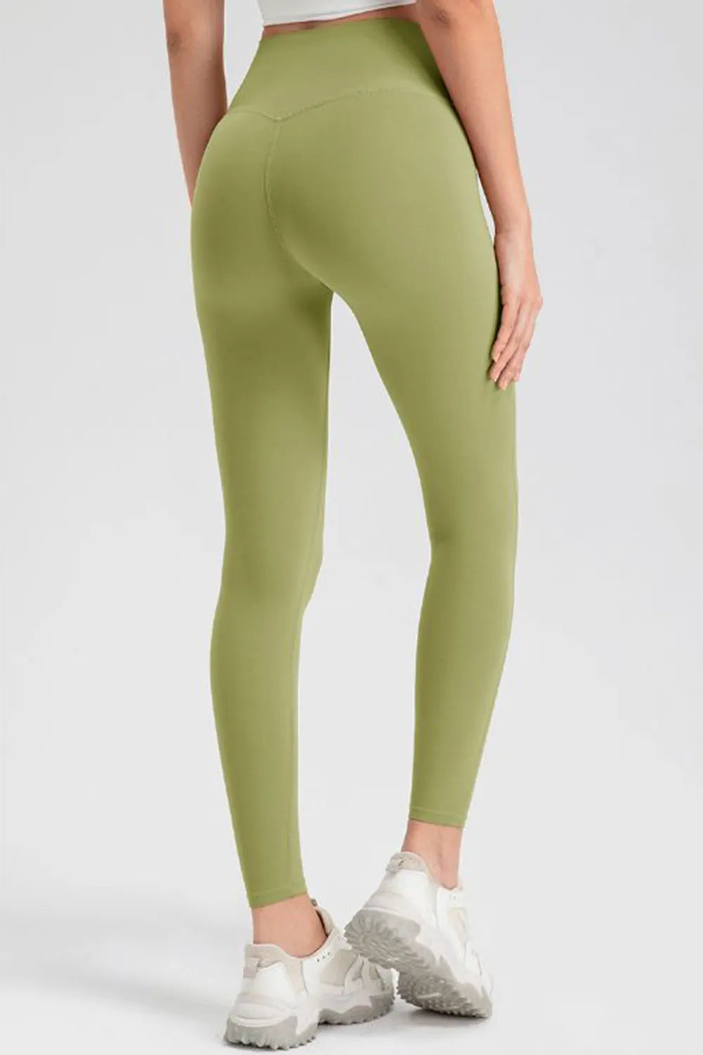High waist skinny active pants in indigo