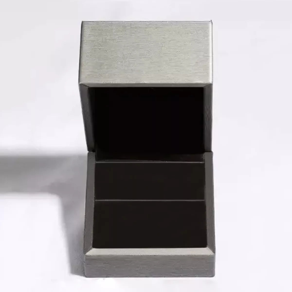 Moissanite sterling silver earrings in gift box