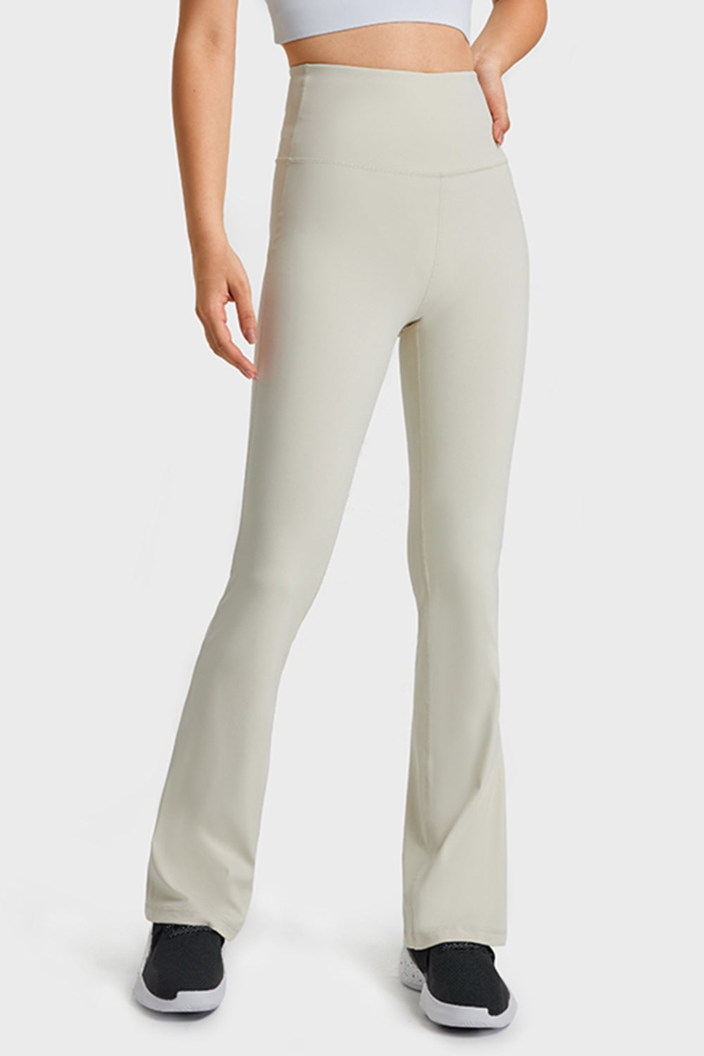 Yoga pants full length on model