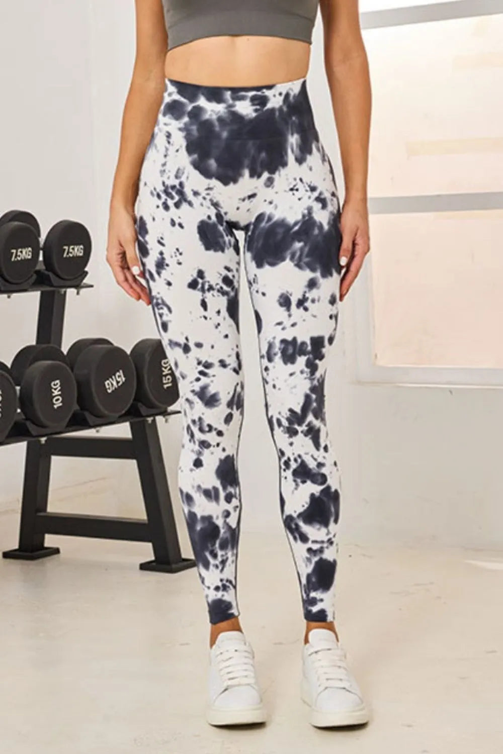 Tie dye active leggings color options