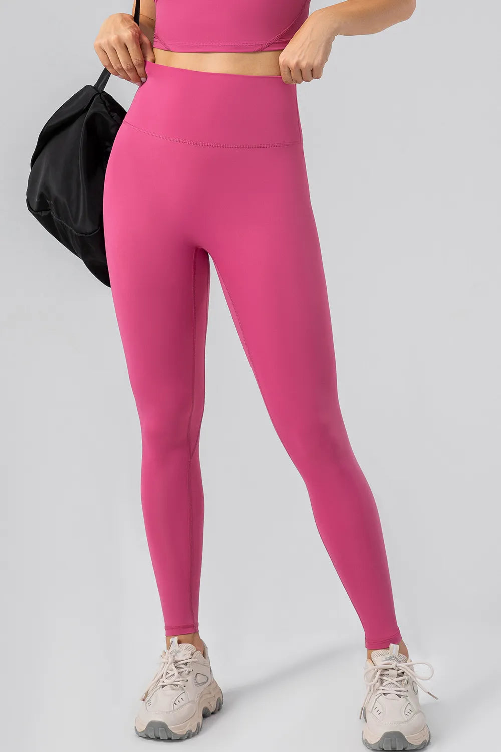 Wide waistband leggings lifestyle shot