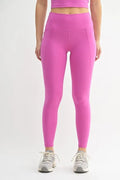 Orchid high waisted sculpt leggings front view on model