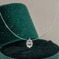 925 sterling silver pendant necklace front view