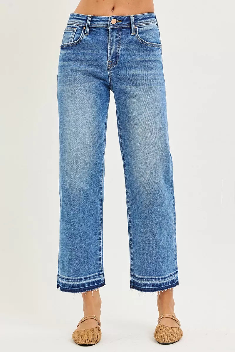 RISEN cropped boyfriend jeans back view