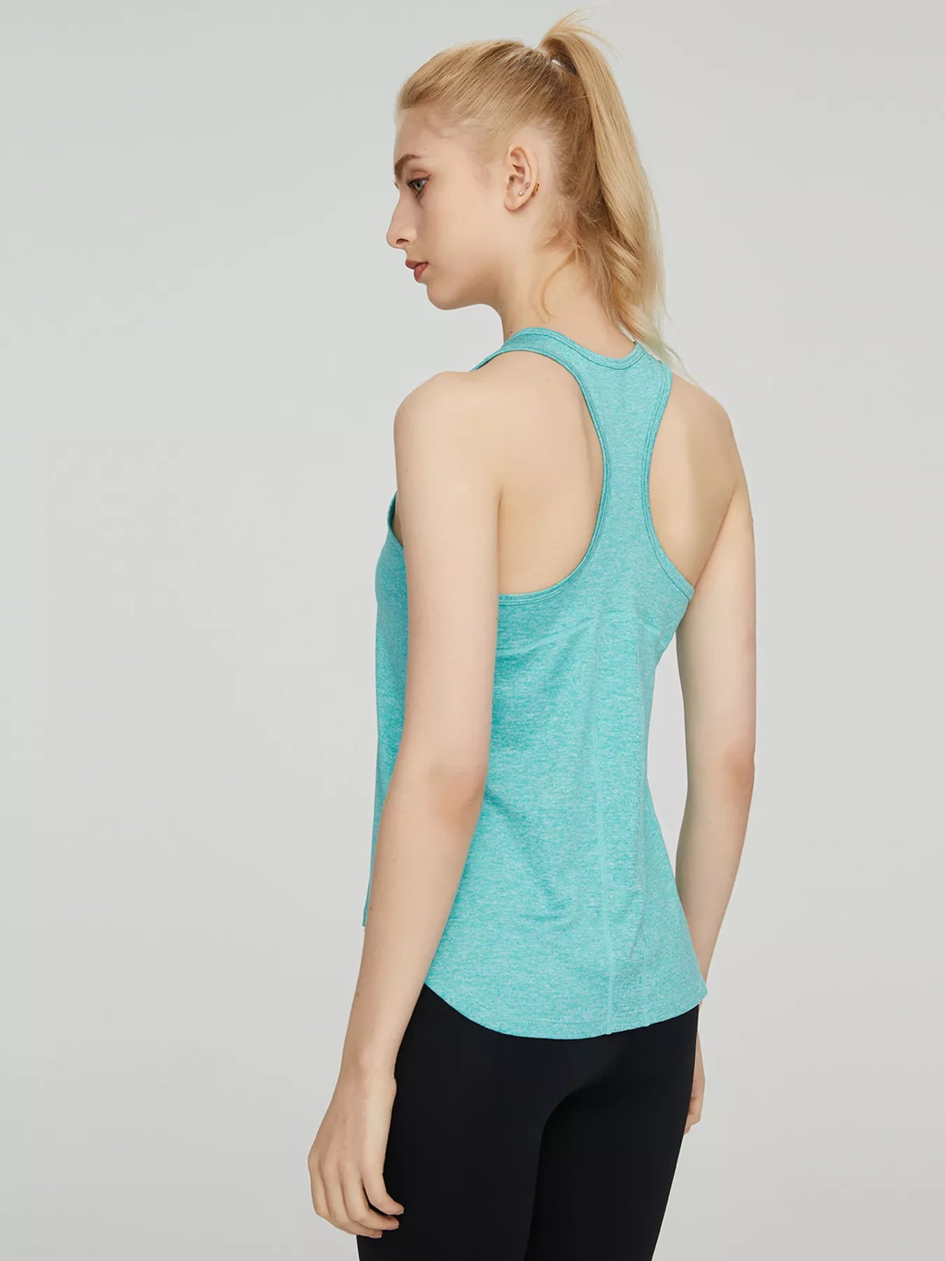 Aqua breathable active tank top front view