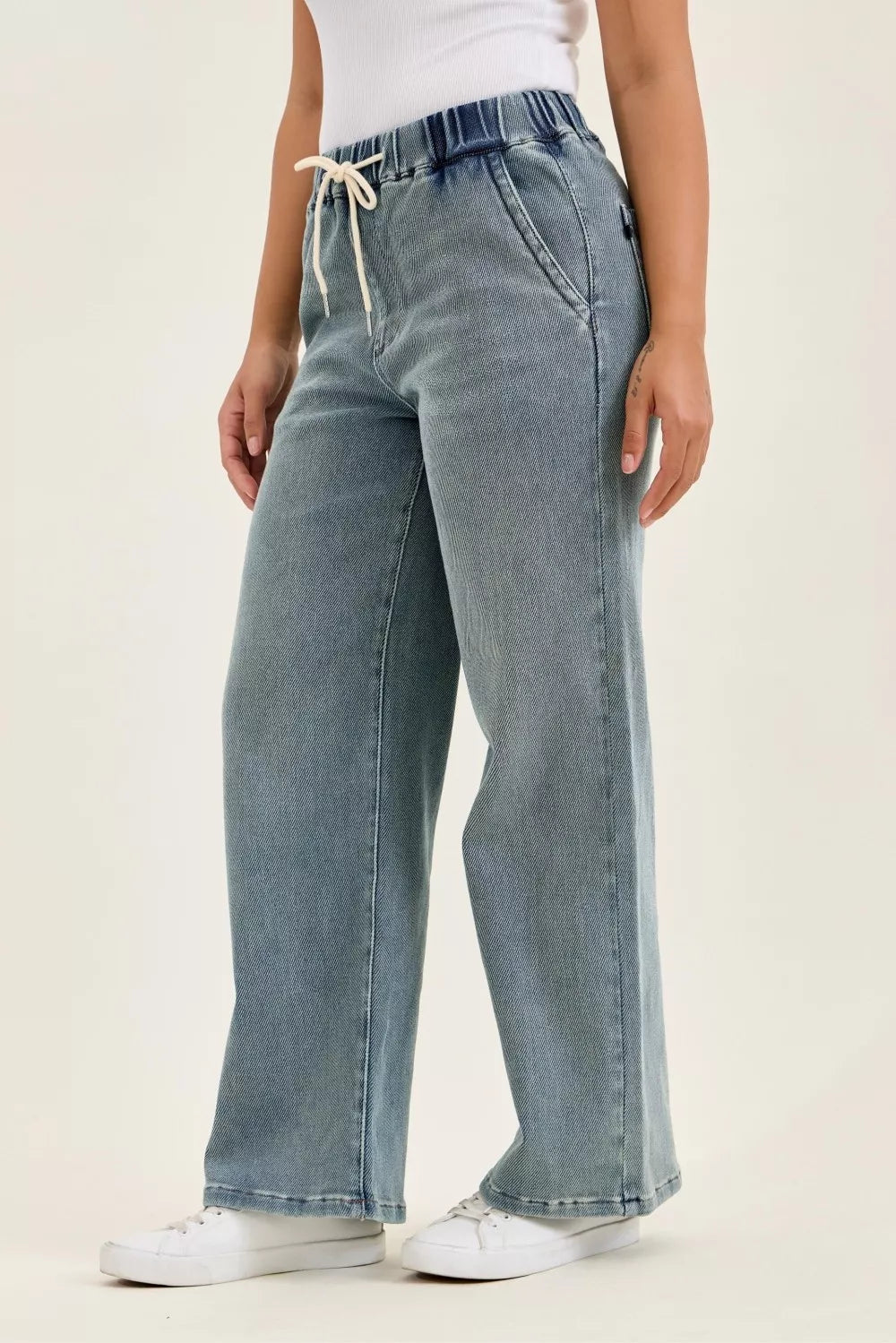 Judy Blue baggy jeans back view