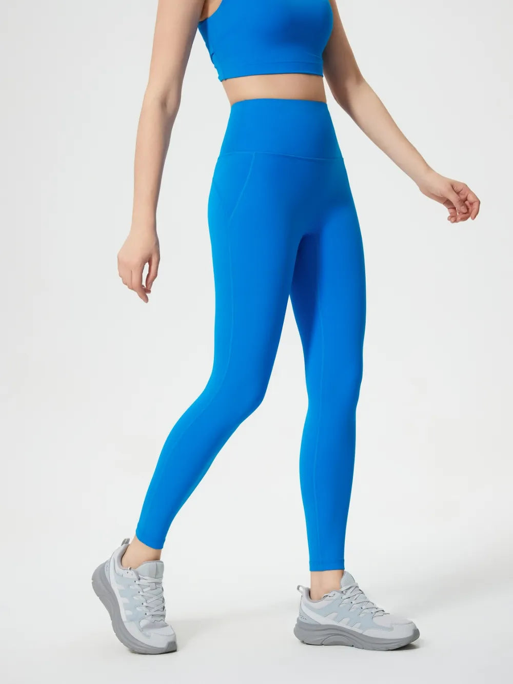 White active leggings side view