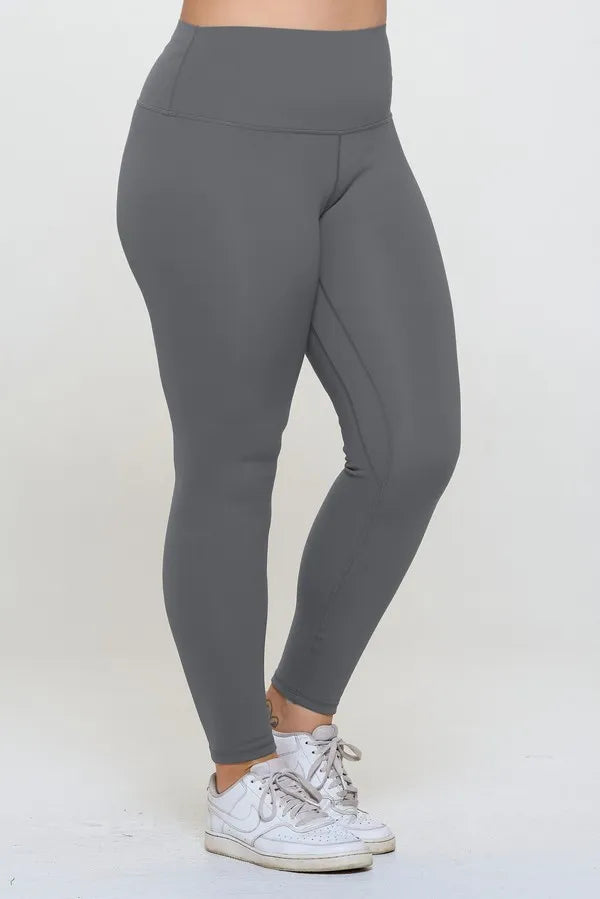 Warm fleece lined leggings detail of soft inner lining