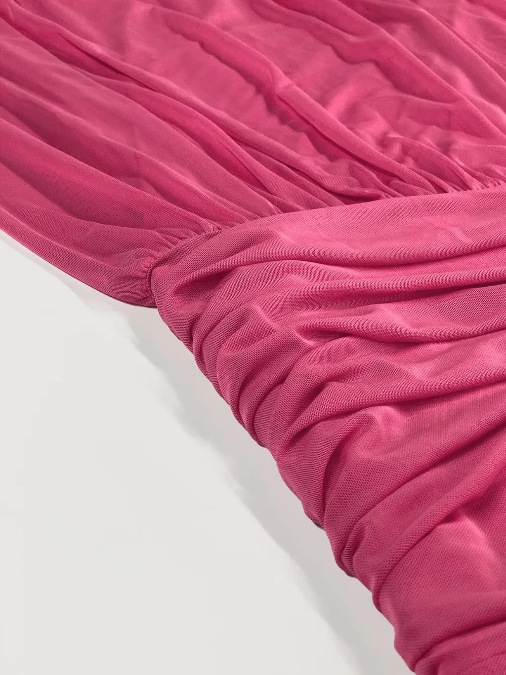 Deep rose maxi dress evening styled look