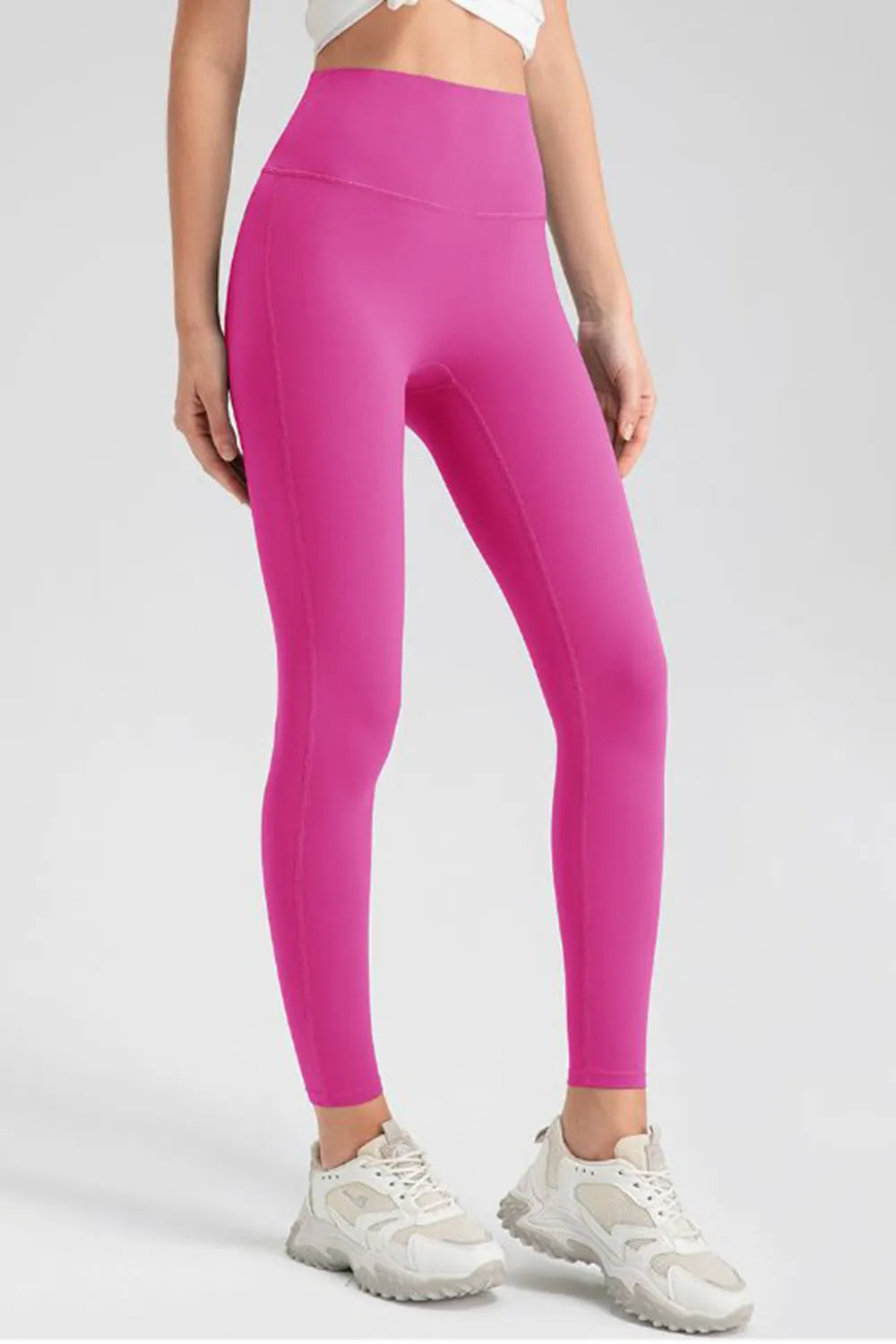 High waist skinny active pants color range display