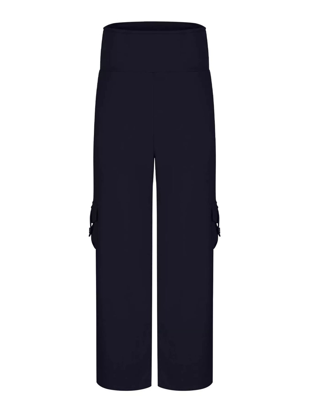 Yoga pants with pockets side view showing pocket