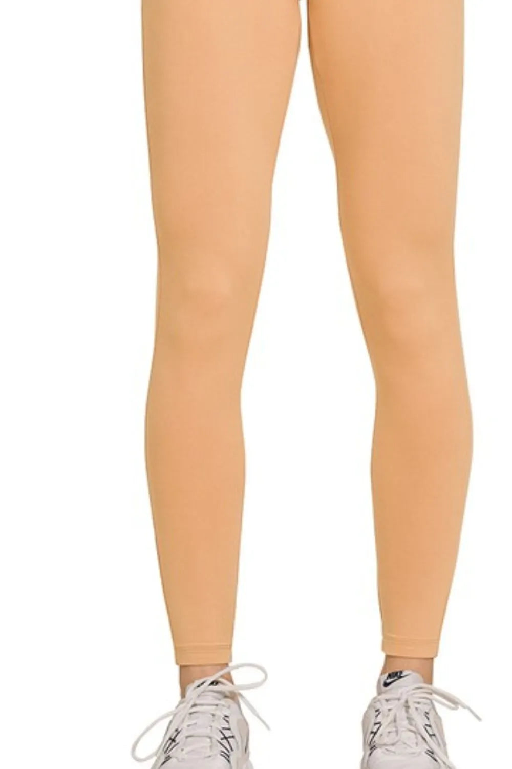 High waist leggings back view showing waistband