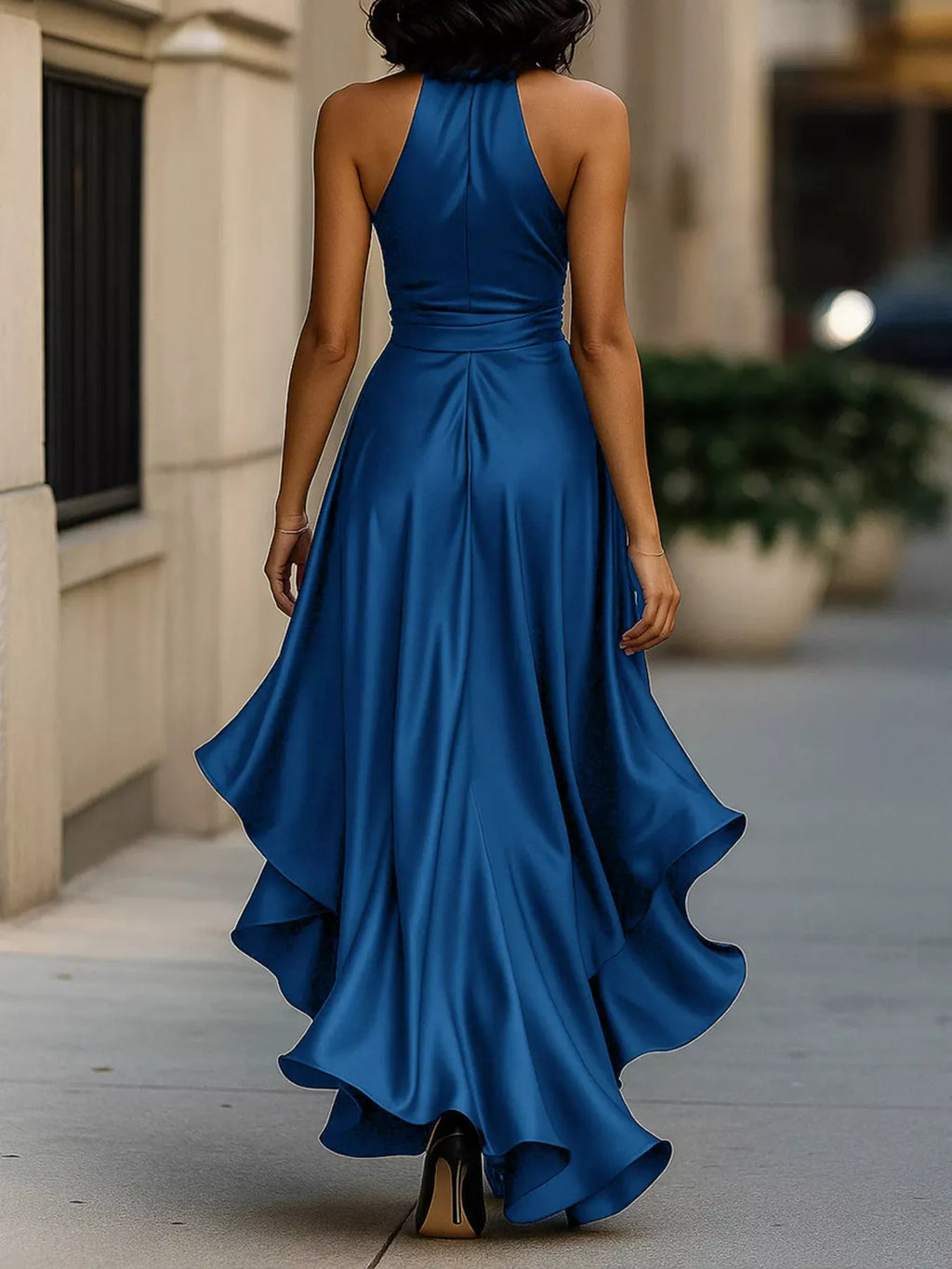 Summer maxi dress styled for a wedding