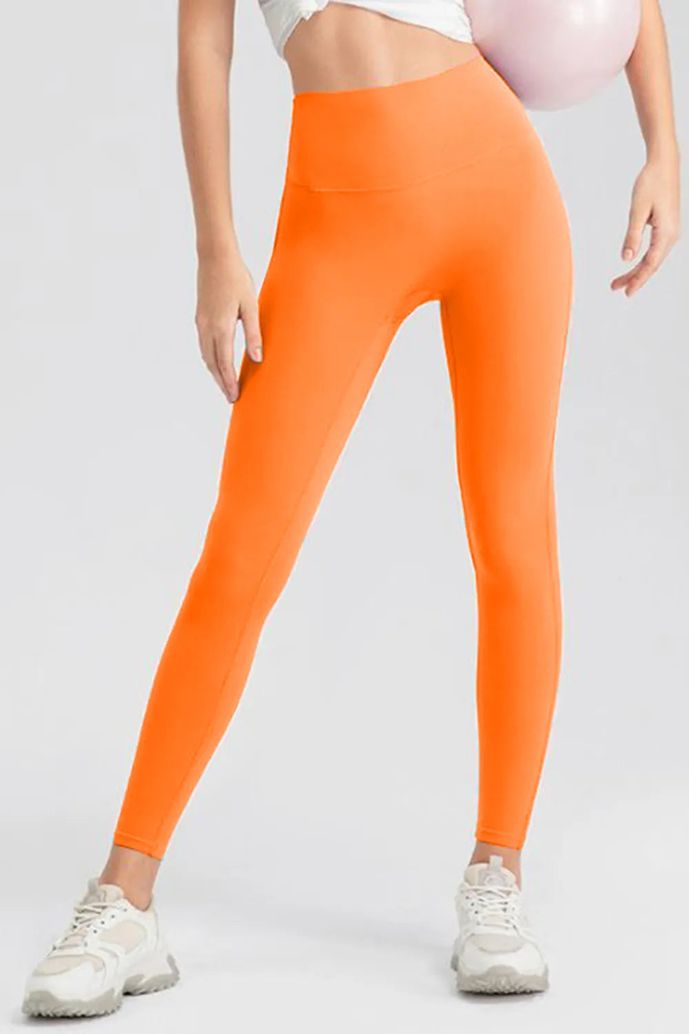 High waist skinny active pants in olive