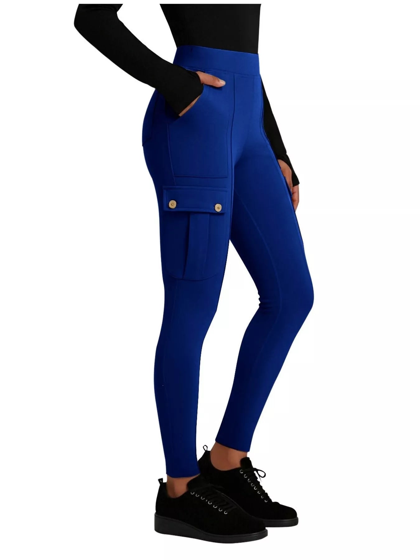 Soft stretch active pants relaxed fit view