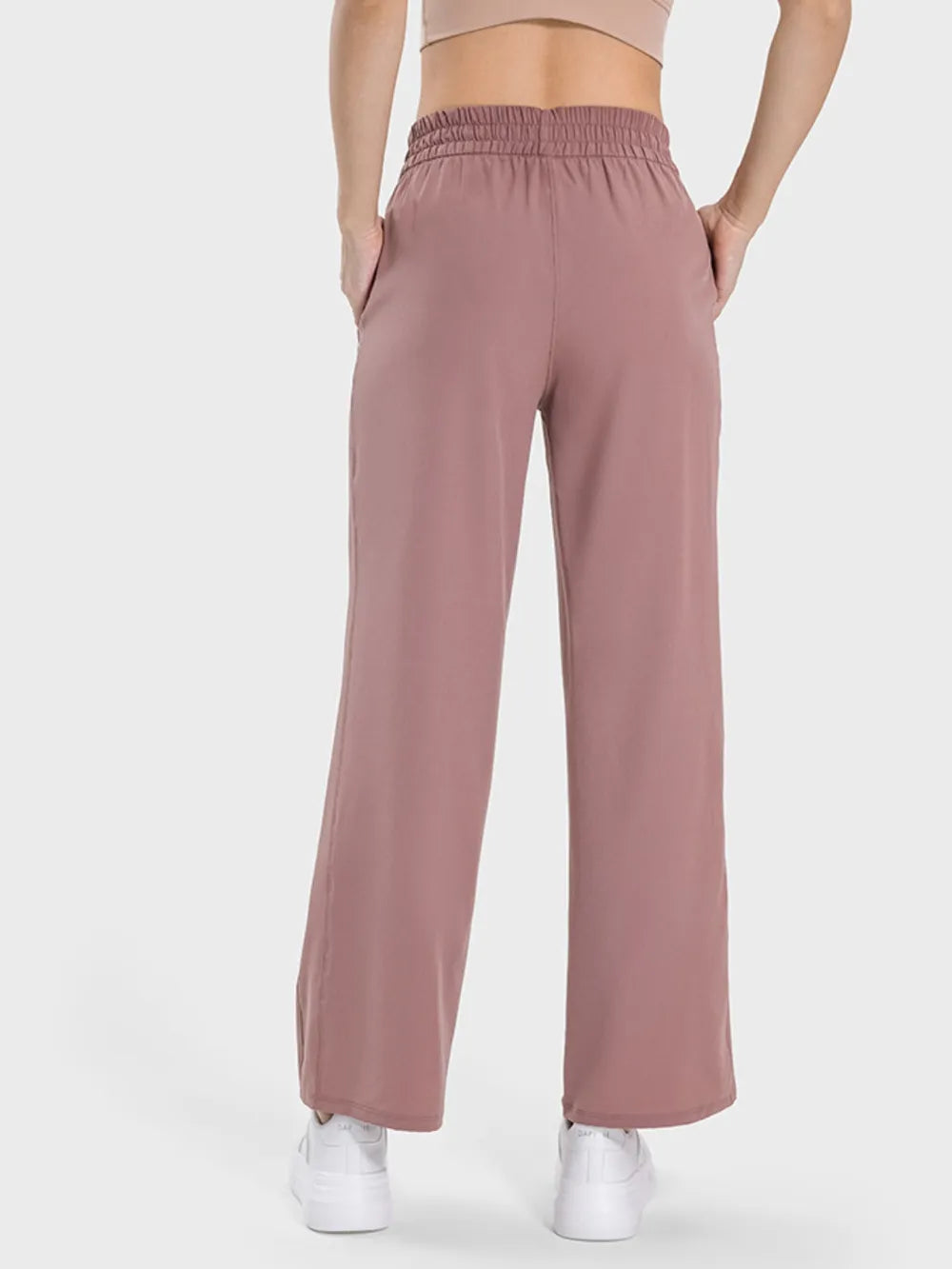 Charcoal drawstring active pants