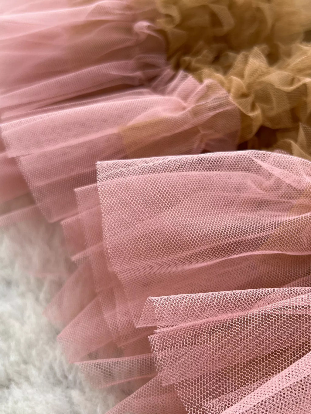Tulle skirt full length view